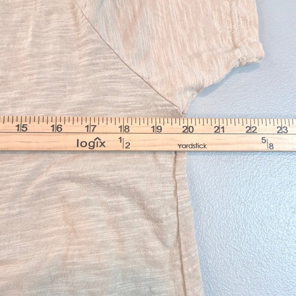 Natural Life Womens XL Beige Graphic Tee Peace Sign Be The Good Granola - Picture 9 of 10